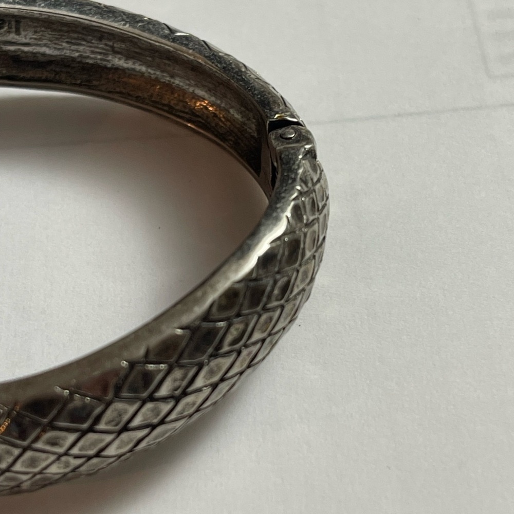 Lia Sophia Bangle Bracelet Snake Skin NWOT